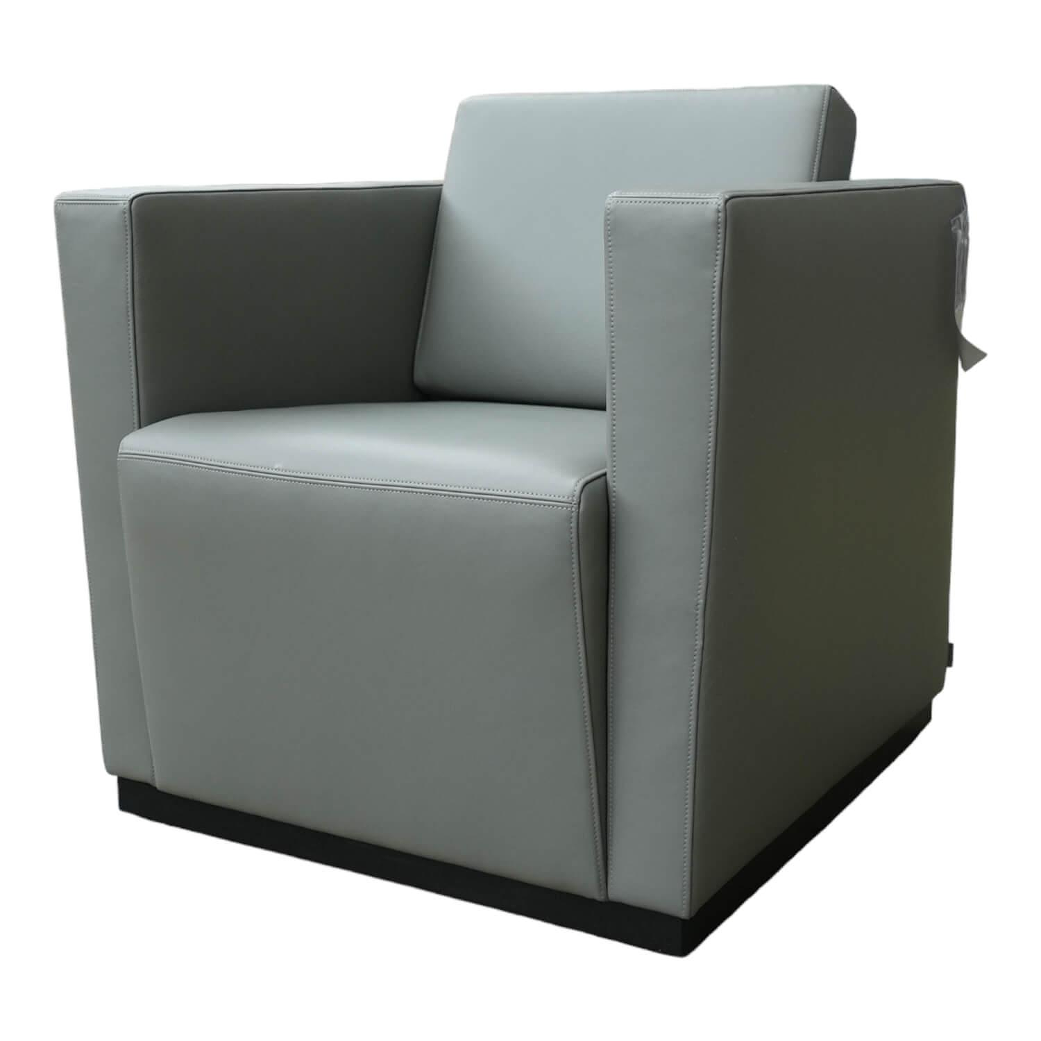 Walter Knoll Sessel Elton 407 Leder Grau 0