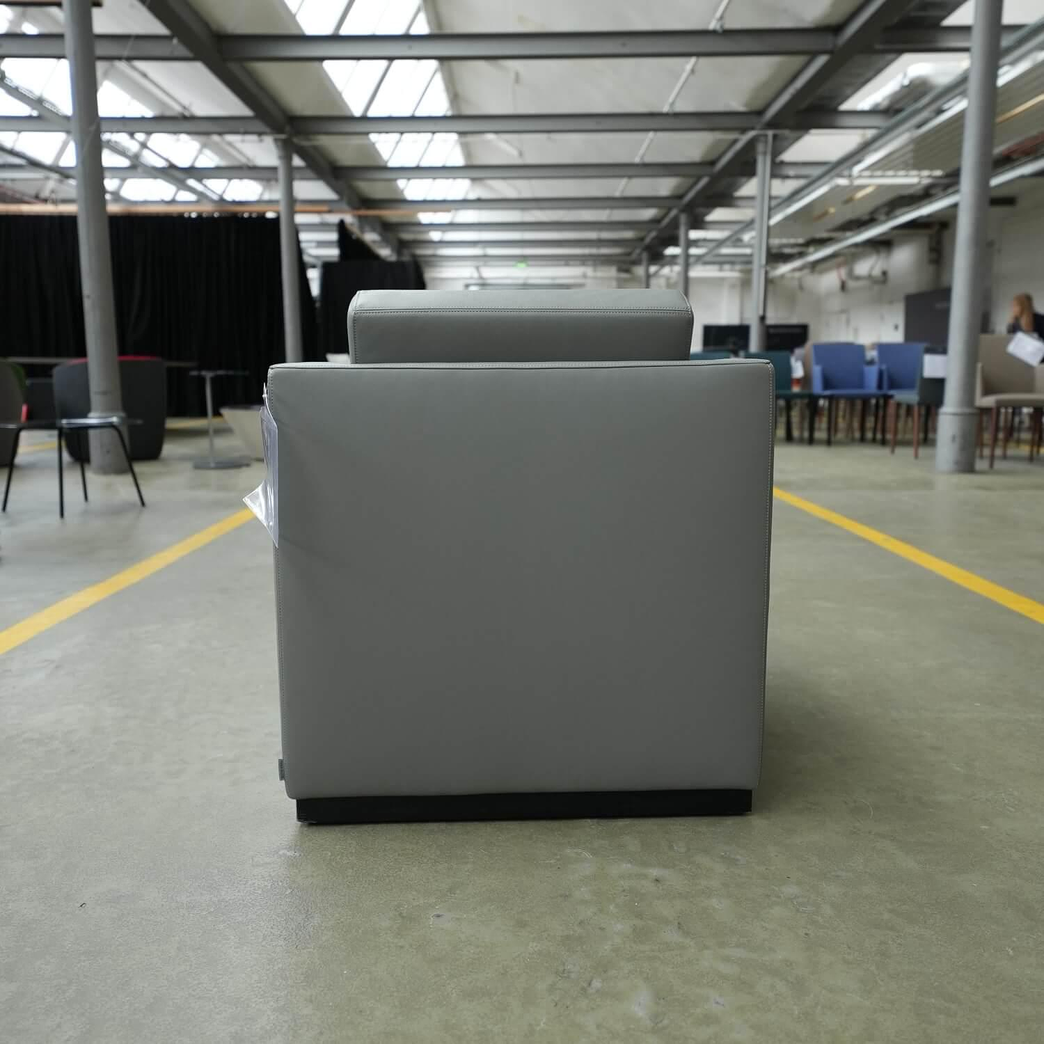 Walter Knoll Sessel Elton 407 Leder Grau 7