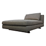 Tama Living Sofa Stoff Duala 7672 Schach Grau Kufen Nussbaum 0