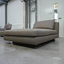 Tama Living Sofa Fabric Duala 7672 Checkerboard Gray Sled Walnut 3