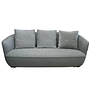 Sofa Ishino 2,5-Sitzer Stoff Puro 7754 Silver Grau 0