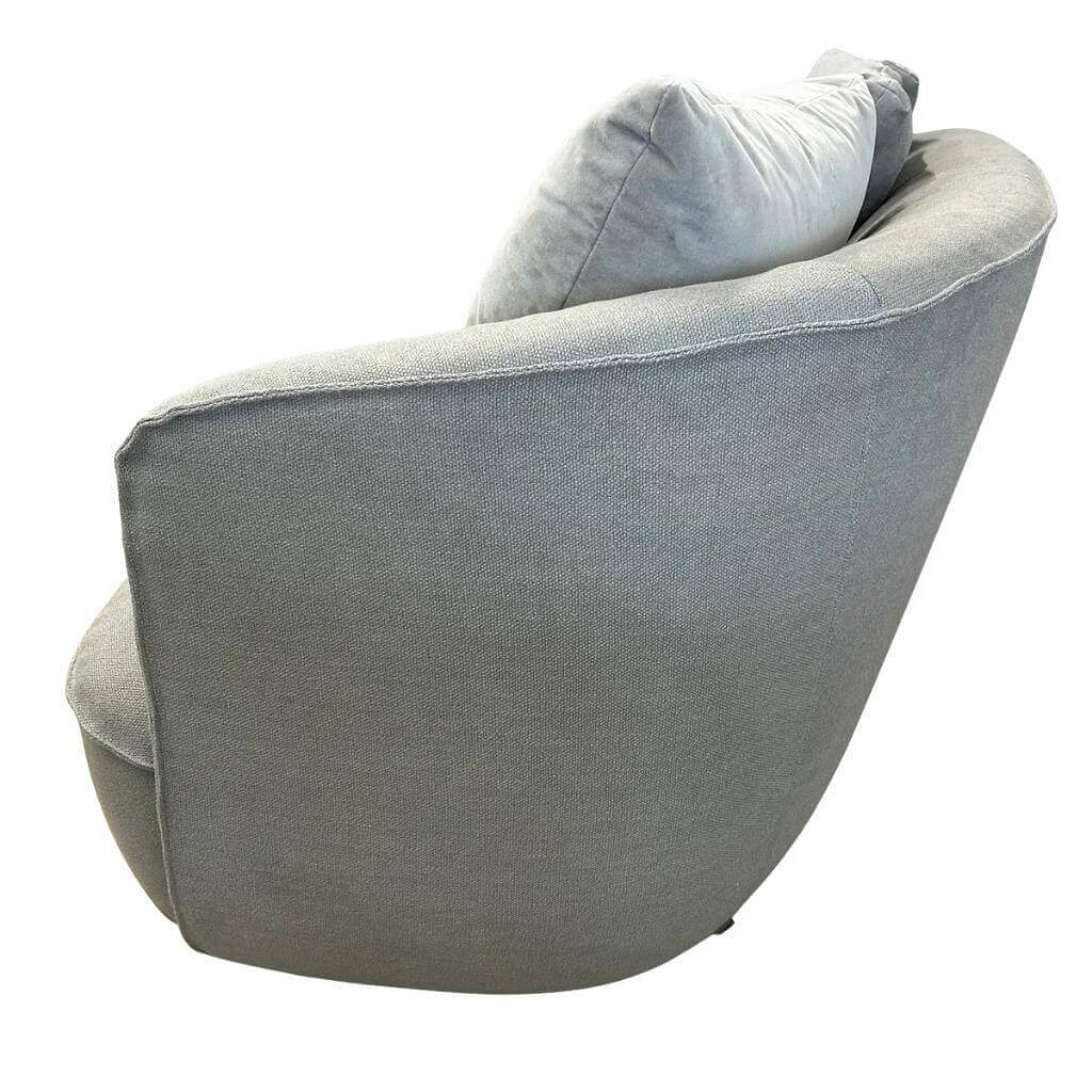 Sofa Ishino 2,5-Sitzer Stoff Puro 7754 Silver Grau 1