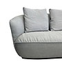 Sofa Ishino 2,5-Sitzer Stoff Puro 7754 Silver Grau 4