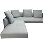 Walter Knoll Ecksofa Muud Stoff Puro Silbergrau 10