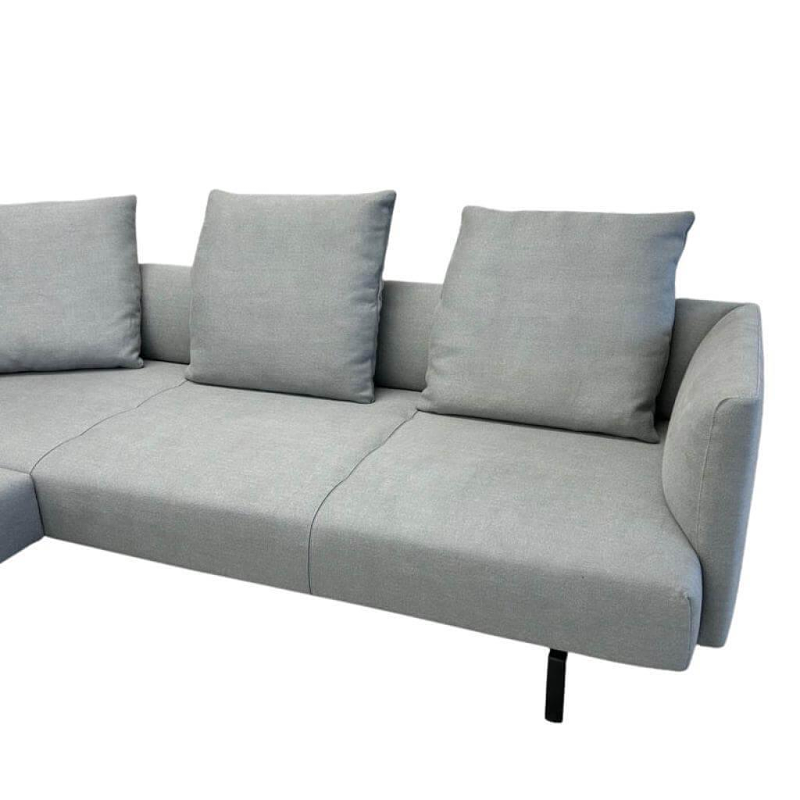 Walter Knoll Ecksofa Muud Stoff Puro Silbergrau 9