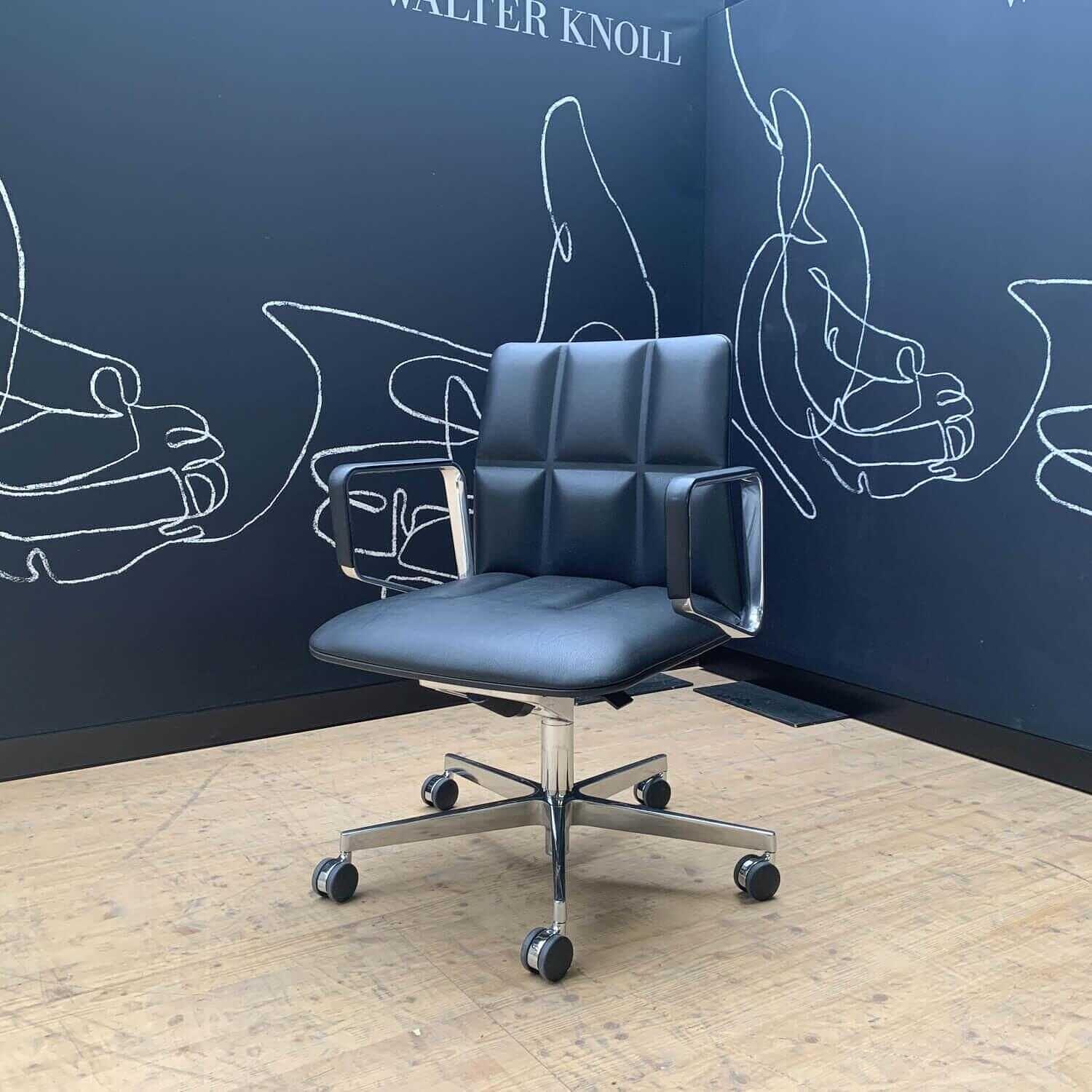 Walter Knoll Lead Chair Executive Leather Office Chair Black 1