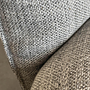 Walter Knoll Sessel Ishino Stoff Kies Grau mit Lederrücken 11
