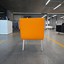 Walter Knoll Stuhl Vostra Holz Bezug Orange Gestell Eiche 3