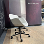 Walter Knoll 2er Set Sheru Drehbarer Armlehnstuhl Leder Grau 7