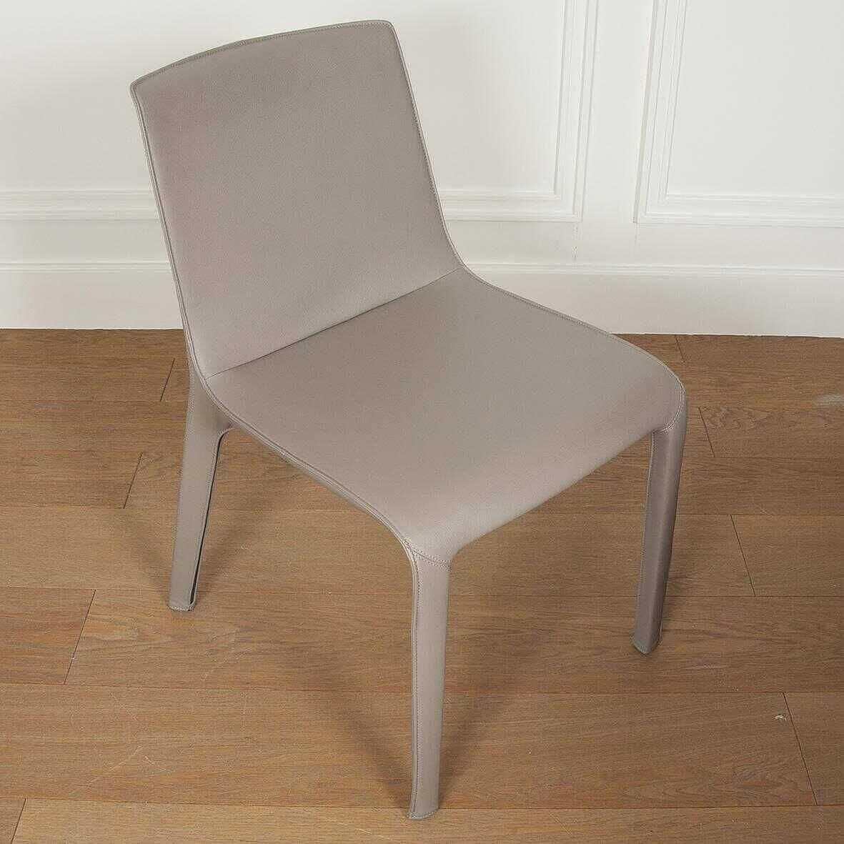 Walter Knoll Stuhl Gio Leder Torro Stein 5