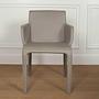 Walter Knoll Gio Stuhl Leder Torro Stone mit Armlehnen 1