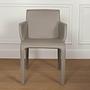 Walter Knoll Gio Stuhl Leder Torro Stone mit Armlehnen 9