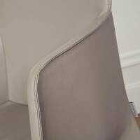 Walter Knoll Gio Stuhl Leder Torro Stone mit Armlehnen 13