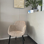 Walter Knoll Stuhl Sheru 1441 C Stoff Rücken Leder 1