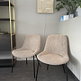 Walter Knoll Sheru Stuhl 2er-Set Stoff Bluewash Beige 8