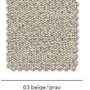 Vitra Hal Stoff Dumet Beige Grau Holzfüße mit Hocker 3