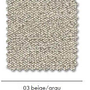 Vitra Hal Stoff Dumet Beige Grau Holzfüße mit Hocker 1