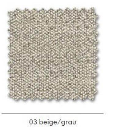 Vitra Hal Stoff Dumet Beige Grau Holzfüße mit Hocker 1