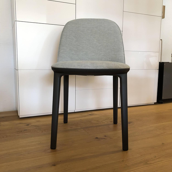Vitra Softshell Side Chair Stoff Reed Stahlblau 9