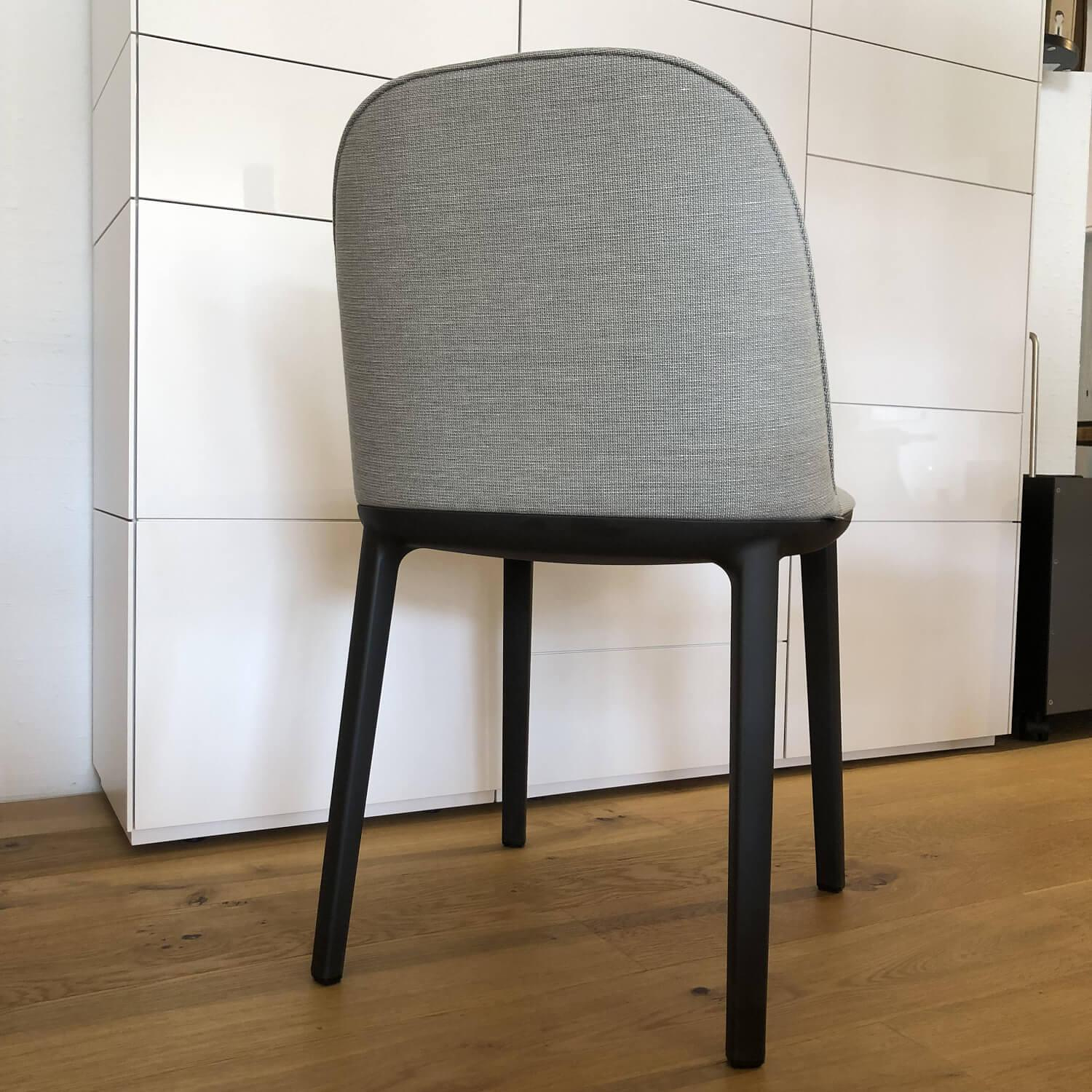Vitra Softshell Side Chair Stoff Reed Stahlblau 4