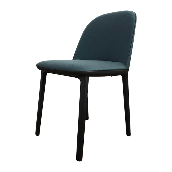 Vitra Softshell Side Chair Stoff Aura Stahlblau 7