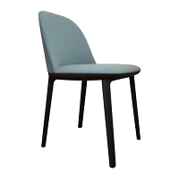 Vitra Softshell Side Chair Stoff Credo Delfin Stahlblau 6