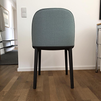 Vitra Softshell Side Chair Stoff Credo Delfin Stahlblau 7