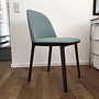 Vitra Softshell Side Chair Stoff Credo Delfin Stahlblau 9