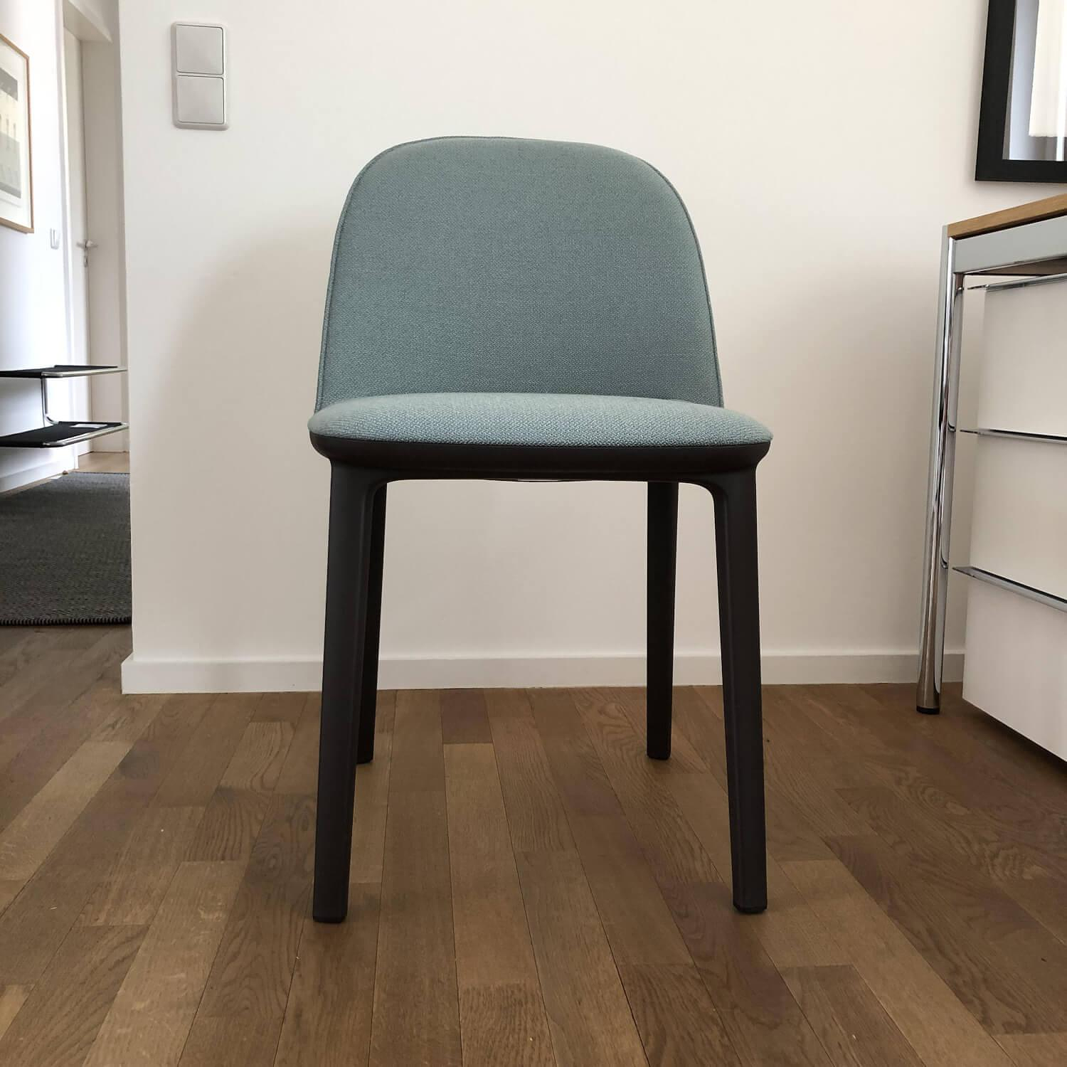 Vitra Softshell Side Chair Stoff Credo Delfin Stahlblau 4
