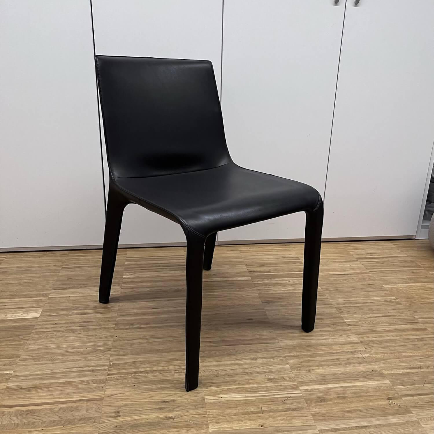 Walter Knoll Stuhl Gio Leder Bronco Chocolate 1