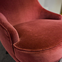 Walter Knoll Sessel 376.10 Stoff Rote Traube Eiche 6