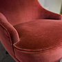 Walter Knoll Sessel 376.10 Stoff Rote Traube Eiche 13