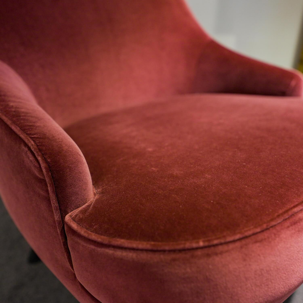 Walter Knoll Sessel 376.10 Stoff Rote Traube Eiche 13