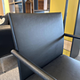 Walter Knoll Stuhl George Leder Schwarz Gestell Chrom 9