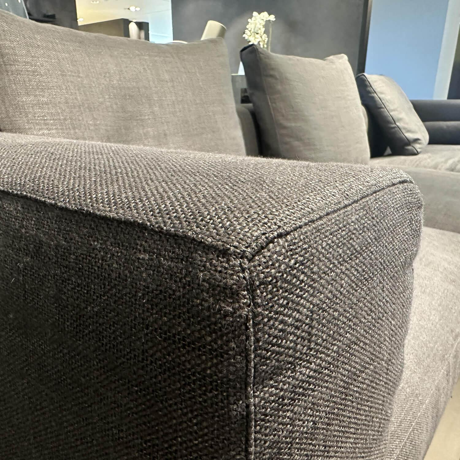 Jaan Living Fabric Bora Corner Sofa Slate Gray Textile 8