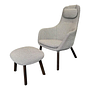Vitra HAL Stoff Credo 120 Sessel mit Ottoman 0