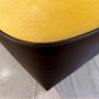 Hocker Isanka Sitz Stoff Harald Gelb Korpus Kaffee Braun 8
