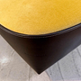 Hocker Isanka Sitz Stoff Harald Gelb Korpus Kaffee Braun 3