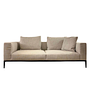 Sofa Jaan Living Stoff Glint PG 26 7763 Silber Grau 3