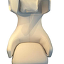 Vitra Grand Repos Leder Premium 73 Ton Grau mit Ottoman 7