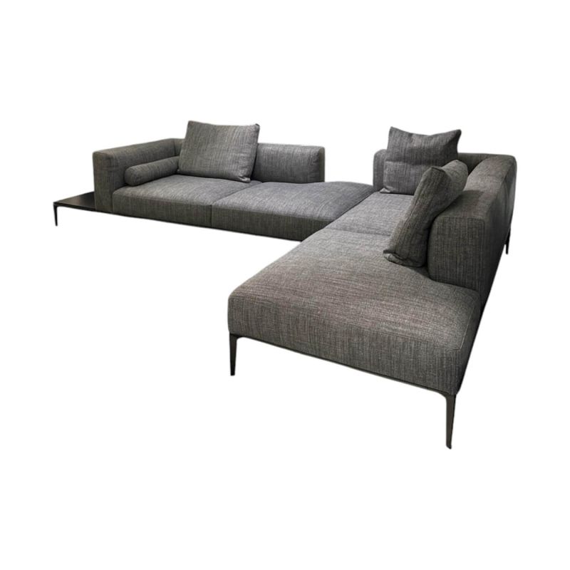 Walter Knoll Jaan Living Ecksofa Stoff Togba Grau 6