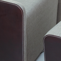 Walter Knoll Foster 520 Armlehnsessel mit Hocker, Stoff 7