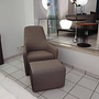 Walter Knoll Foster 520 Armlehnsessel mit Hocker, Stoff 6