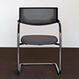 Vitra Freischwinger Visavis 2 Stoff Torso Citterio Antra 5