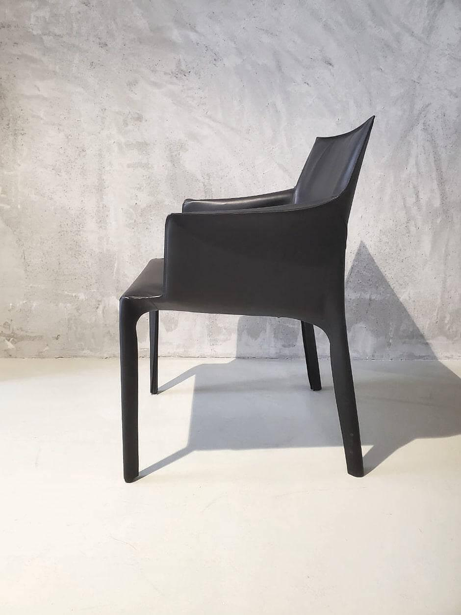 Walter Knoll Stuhl Saddle Chair Leder Schwarz 3