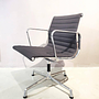 Vitra Stuhl Aluminium EA 108 Stoff Schwarz 14