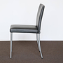 Walter Knoll Jason Lite 1700 Leather Chair Black Steel Frame 1