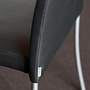 Walter Knoll Jason Lite 1700 Leather Chair Black Steel Frame 9