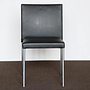 Walter Knoll Jason Lite 1700 Leather Chair Black Steel Frame 2