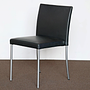 Walter Knoll Jason Lite 1700 Leather Chair Black Steel Frame 8